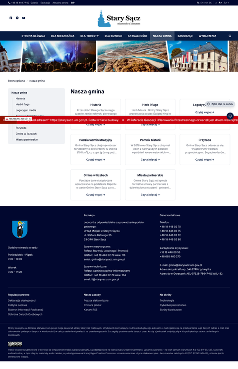 Struktura organizacyjna urzedu i jednostek podleglych