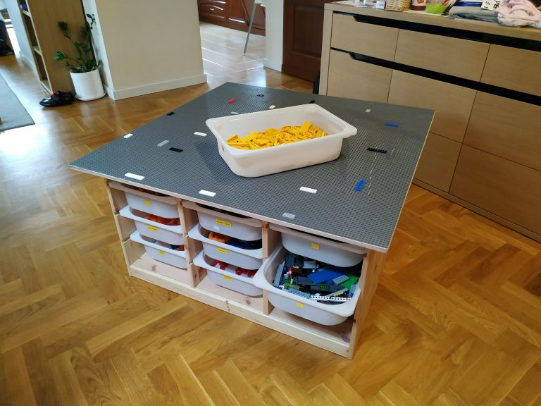 Zrób to sam: Stół do zabawy z LEGO